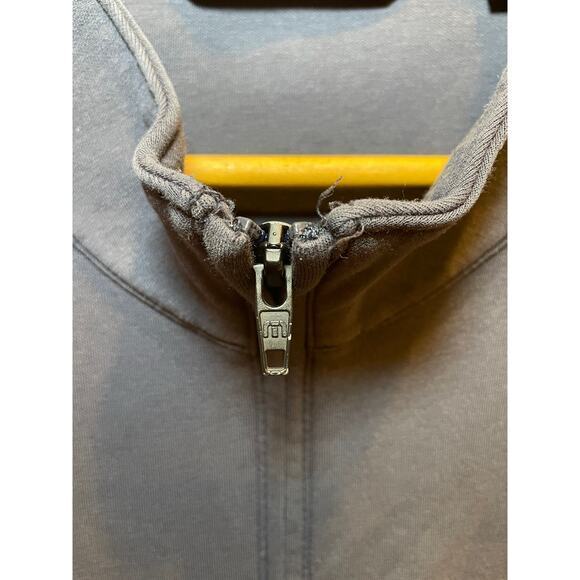 Travis Mathew‎ Men's Cash Out Full Zip Golf Jacket, Fleece Lined, Grey & Blue XL - Picture 9 of 9